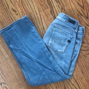 Citizens of Humanity Low Waist Cropped Stretch